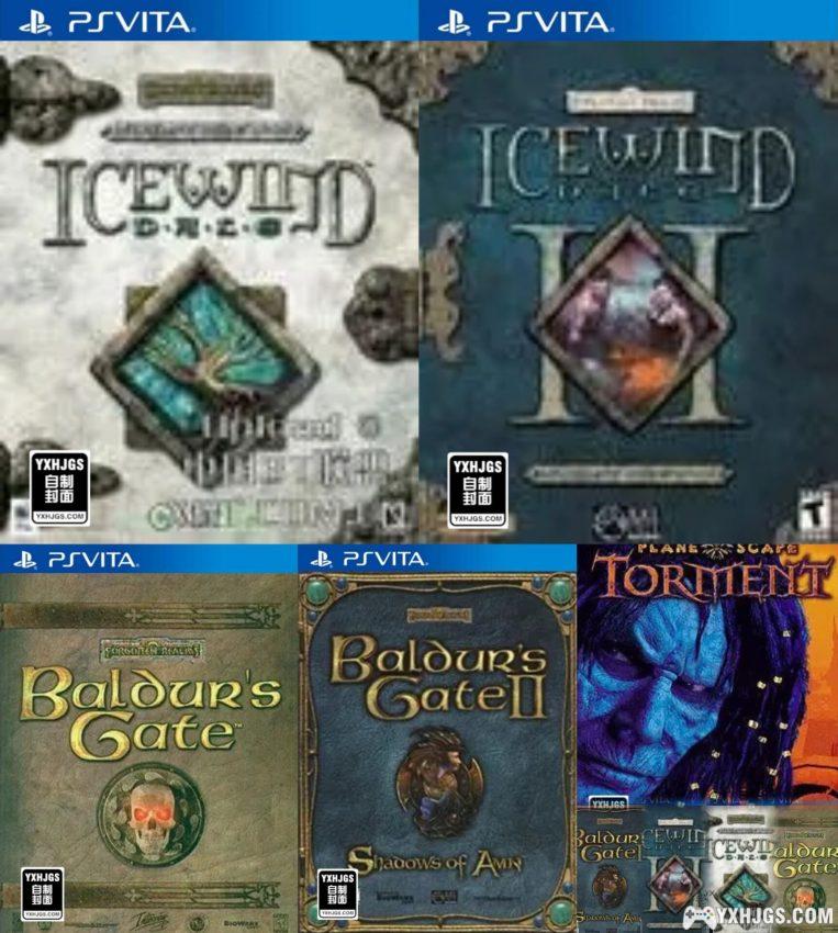 PSV移植游戏:博德之门1+2&冰风谷1+2&异域镇魂曲|简体中文合集发布-图片2