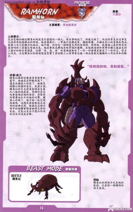 【杂志】变形金刚+猛兽侠｜中文版 机体图鉴大全-图片8