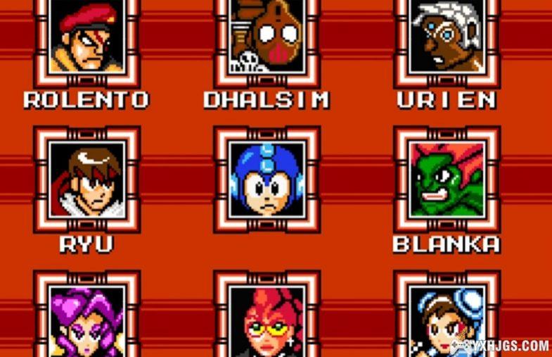 【PC复古风】洛克人X街霸动作过关游戏-图片1