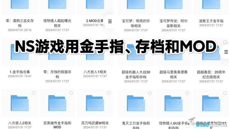【分享】NS游戏用金手指、存档和MOD-图片1