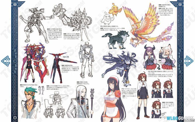 画集 PSP召唤之夜5原画+角色设定集+杂志插画+立绘|超清393P-图片4