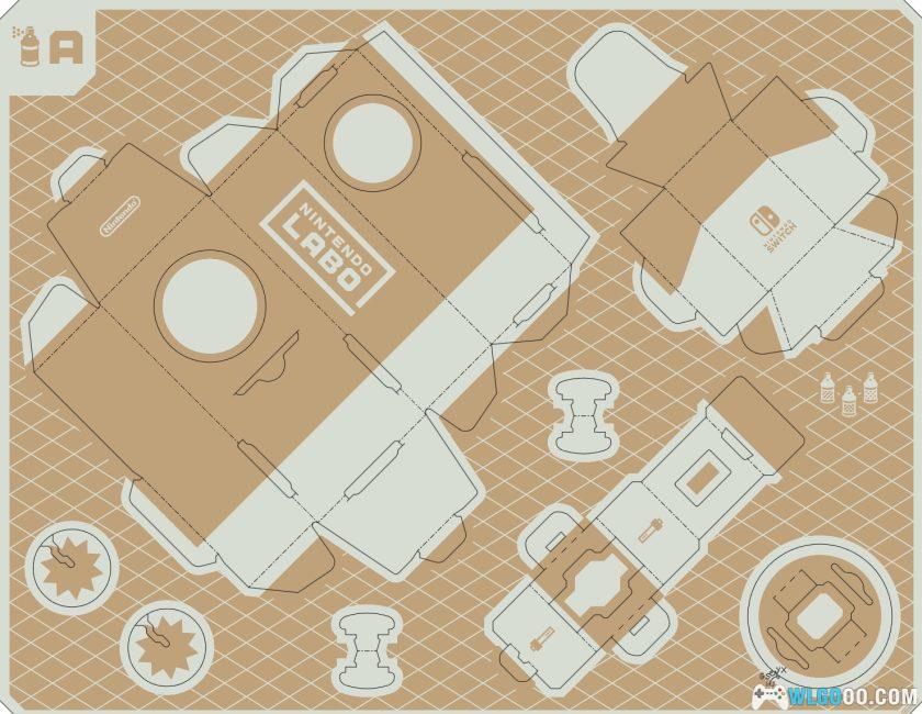 Switch掌机 Nintendo Labo 纸板游戏全PDF制作图-图片5
