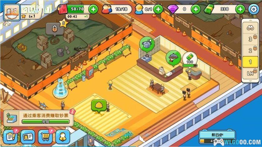 安卓 我的游轮v1.6.10中文[MOD菜单版] 钻石金币无限｜模拟经营类-图片4