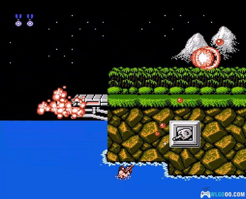 FC魂斗罗1代 Hack+CIA｜无限人 散弹枪｜切换枪 隐藏子弹-图片3