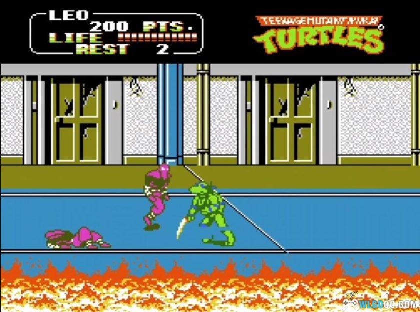 FC激龟忍者传2 Hack修改｜X2版本，角色无敌+人数不减-图片3