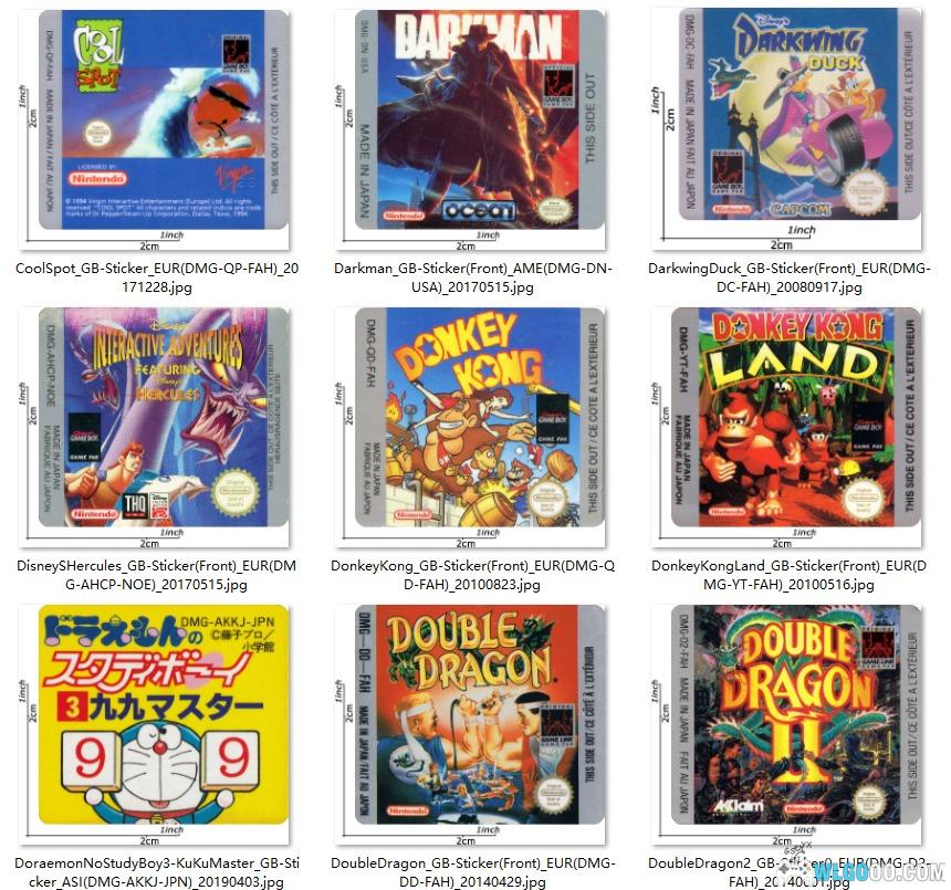 任天堂GB掌机-游戏卡带贴纸 高清309张-图片3