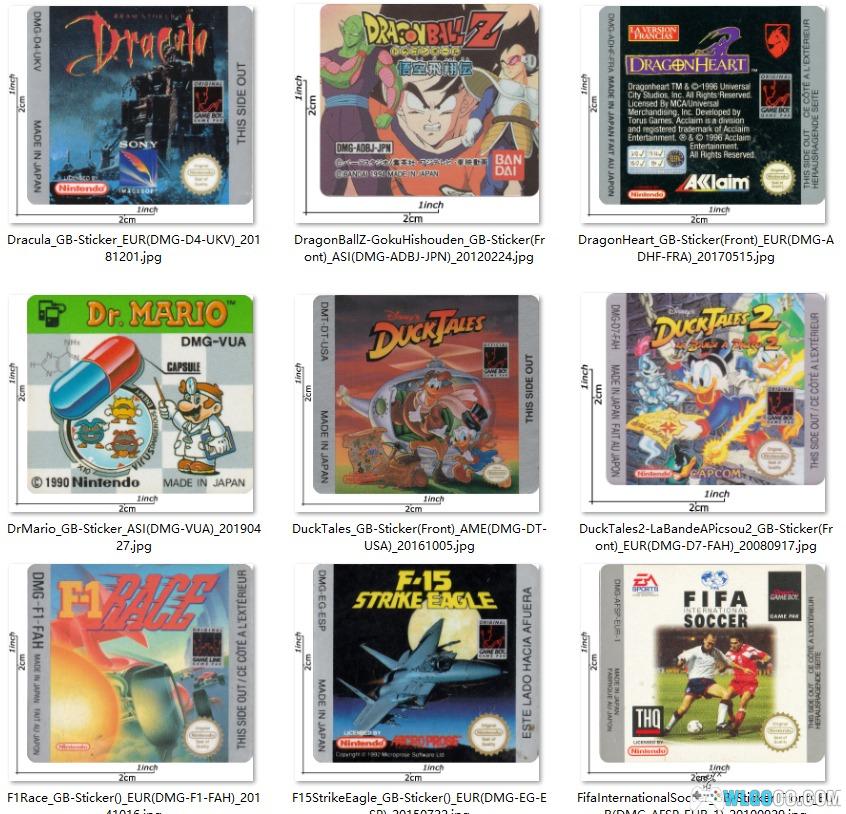 任天堂GB掌机-游戏卡带贴纸 高清309张-图片4