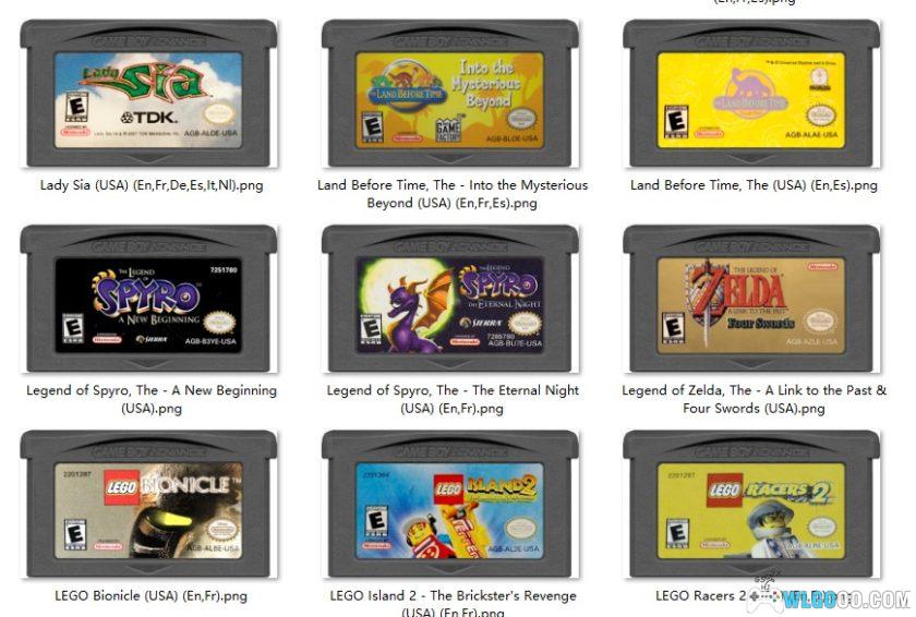 GBA掌机 游戏卡带高清图｜999张收藏包-图片4