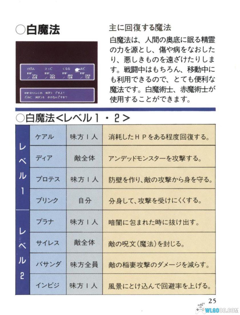 杂志:最终幻想I - II |FC日版官方说明册+彻底攻略本 高清PDF-图片13