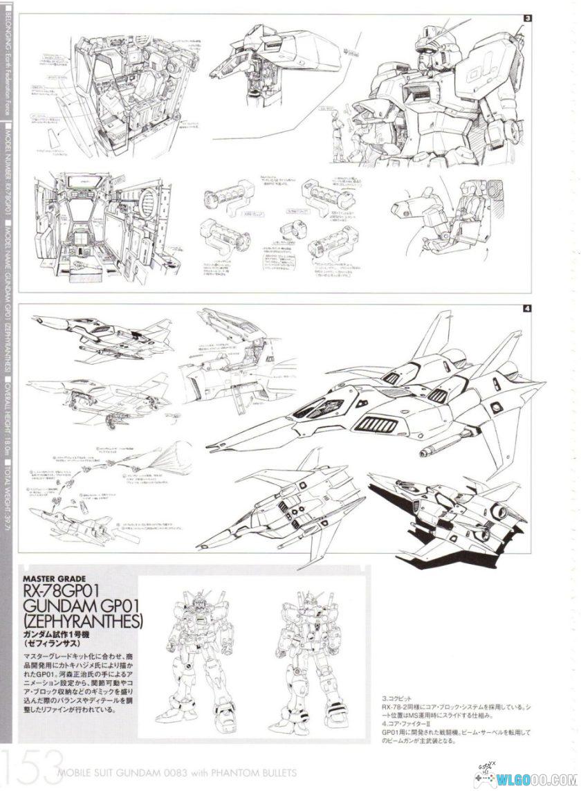 杂志《机动战士高达0083+幻影子弹》3D机体设定资料集PDF-图片15