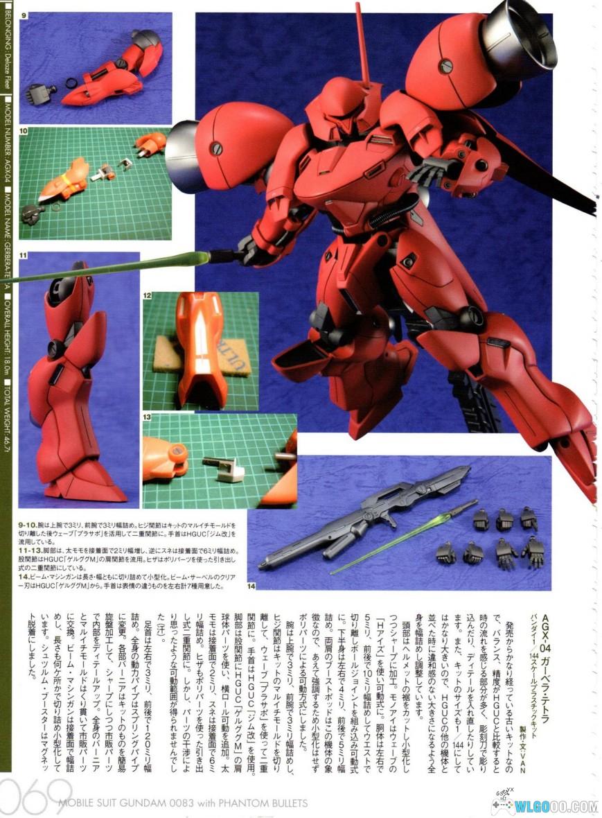 杂志《机动战士高达0083+幻影子弹》3D机体设定资料集PDF-图片17