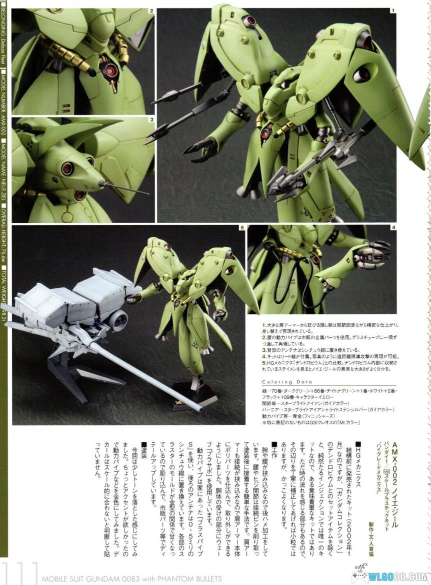 杂志《机动战士高达0083+幻影子弹》3D机体设定资料集PDF-图片21