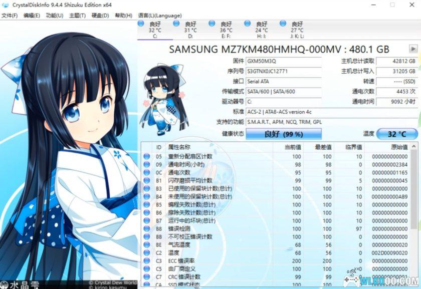 CrystalDisk硬盘检测工具[美化版]｜三件绿色套装-图片3