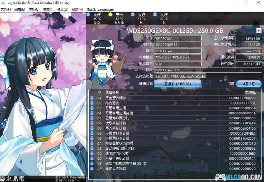 CrystalDisk硬盘检测工具[美化版]｜三件绿色套装-图片5