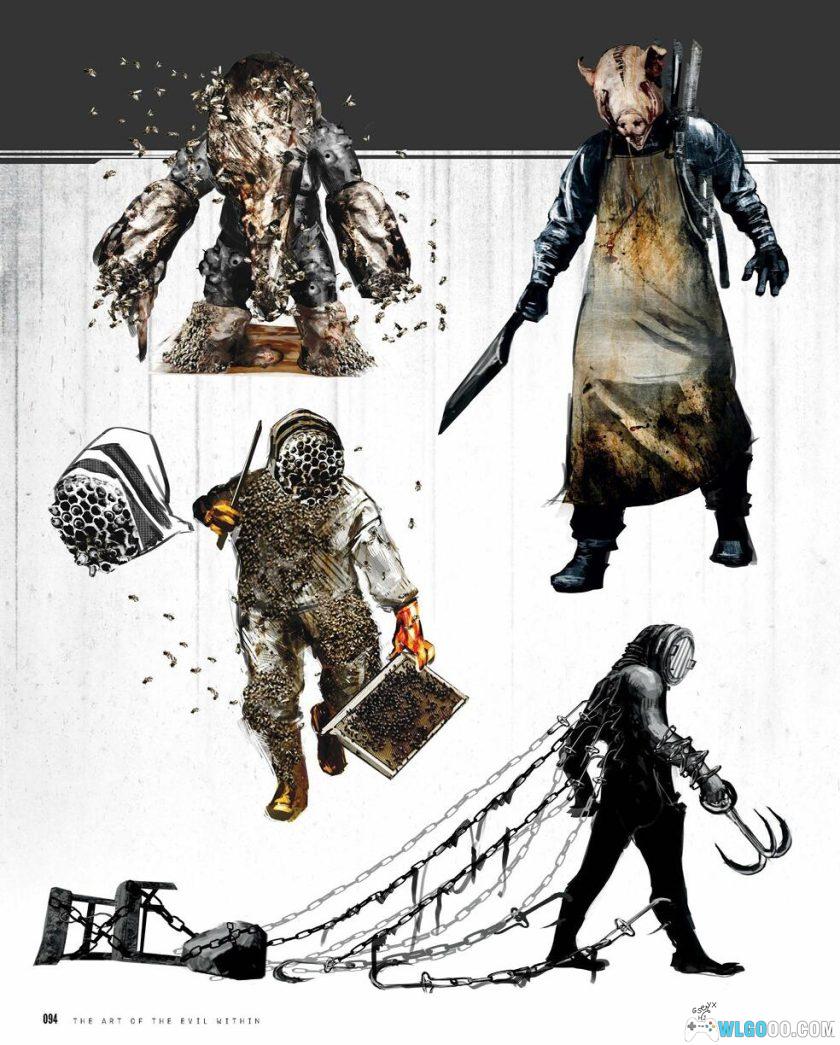 《恶灵附身》设定艺术集 高清PDF－黑暗美学-图片14