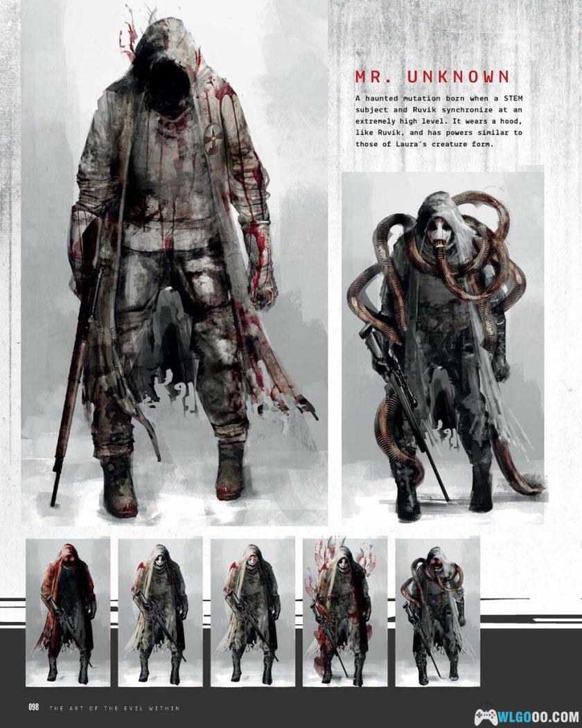 《恶灵附身》设定艺术集 高清PDF－黑暗美学-图片9