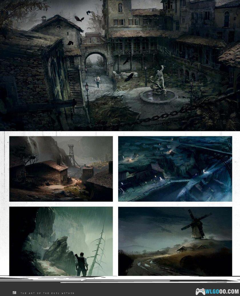 《恶灵附身》设定艺术集 高清PDF－黑暗美学-图片21