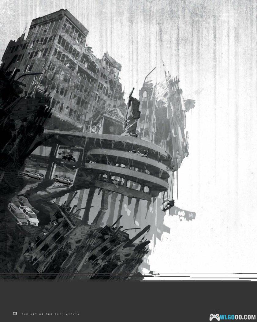 《恶灵附身》设定艺术集 高清PDF－黑暗美学-图片22