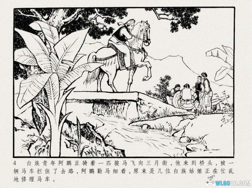 连环画 五朵金花[1卷][1963年]－辽宁美术，云南白族故事-图片5