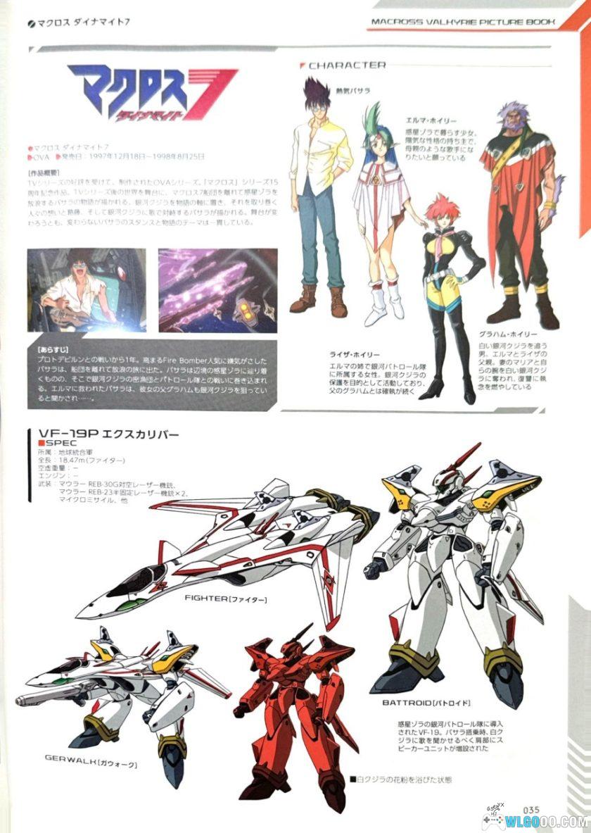 杂志：《超时空要塞 女武神图鉴》 机甲设定集PDF-图片10