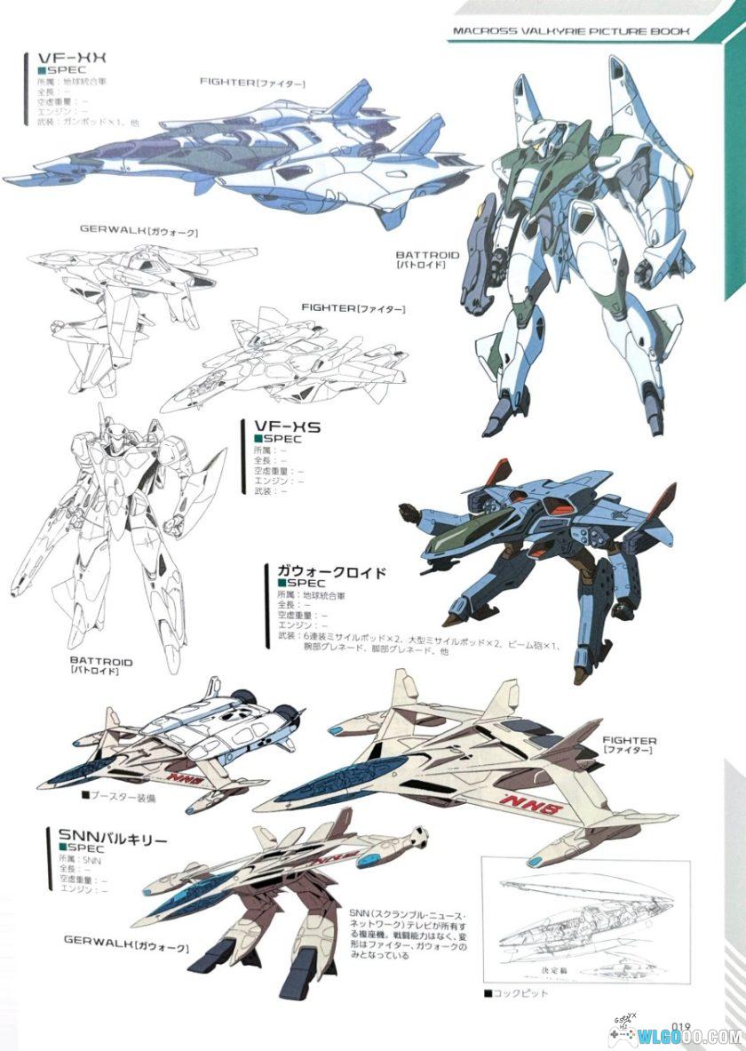 杂志：《超时空要塞 女武神图鉴》 机甲设定集PDF-图片5