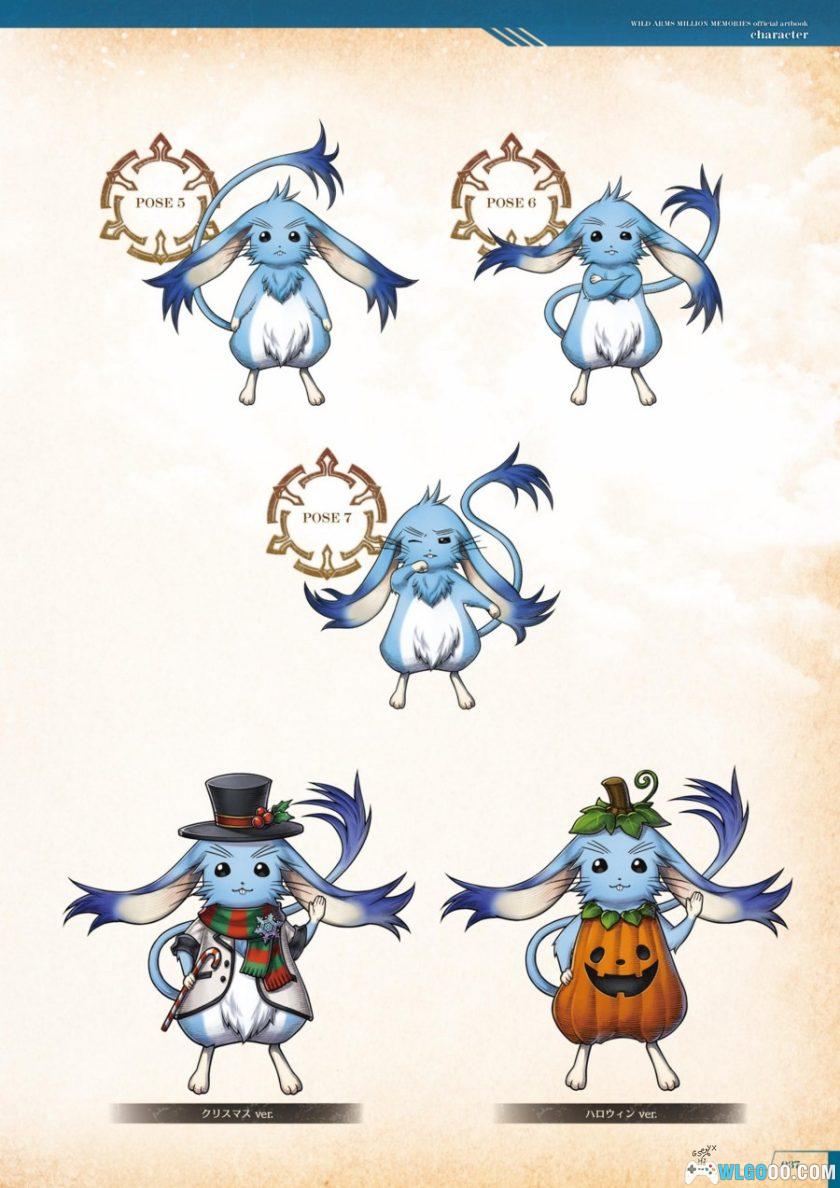 《荒野兵器 百万回忆》艺术设定集|Wild Arms Million Memories Official Art Book-图片7