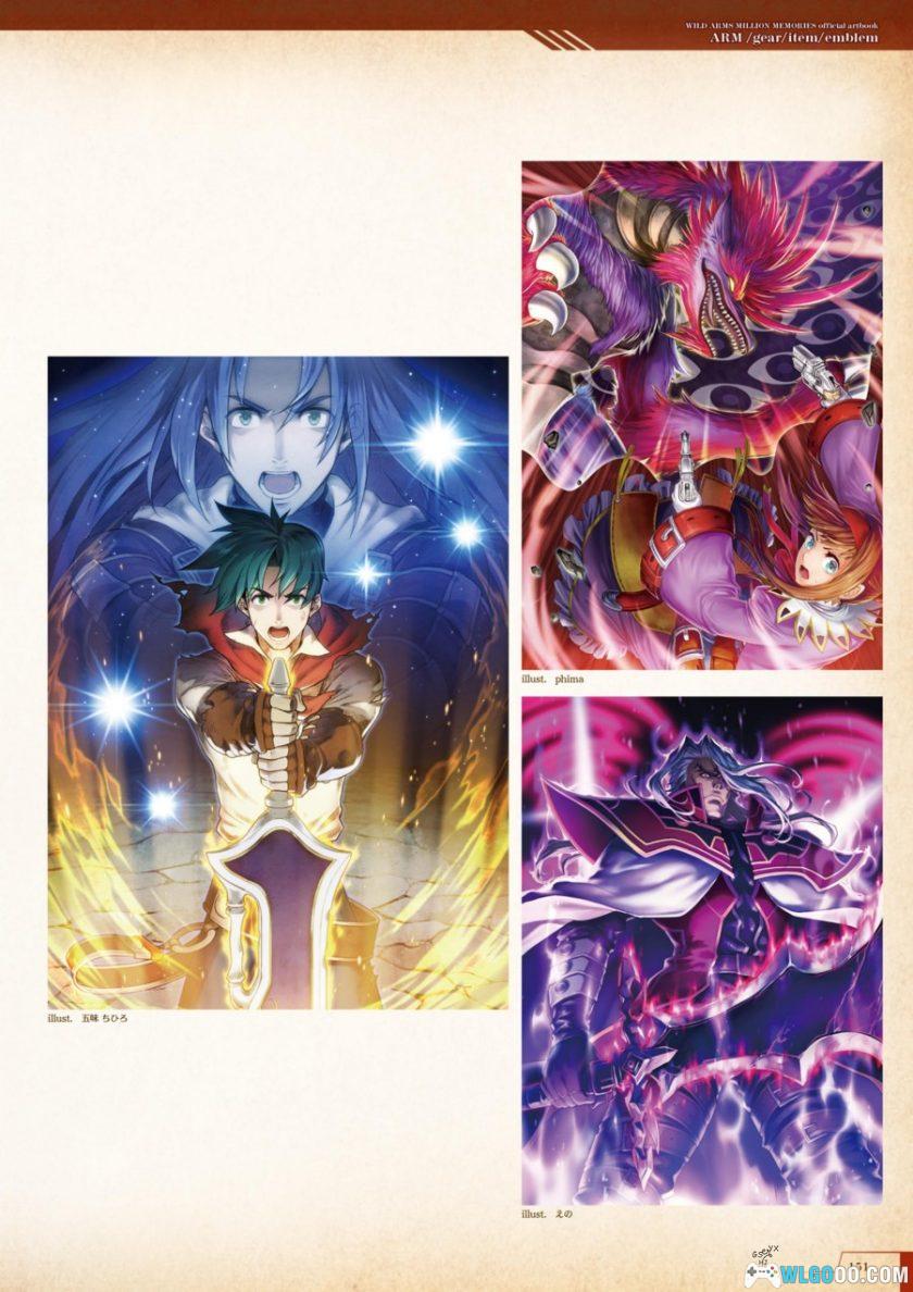 《荒野兵器 百万回忆》艺术设定集|Wild Arms Million Memories Official Art Book-图片16