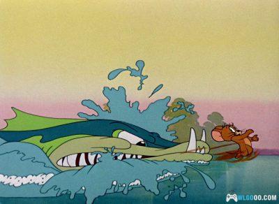 动画 猫钓鱼(1947) 1080P｜猫和老鼠，汤姆钓鱼记-图片11