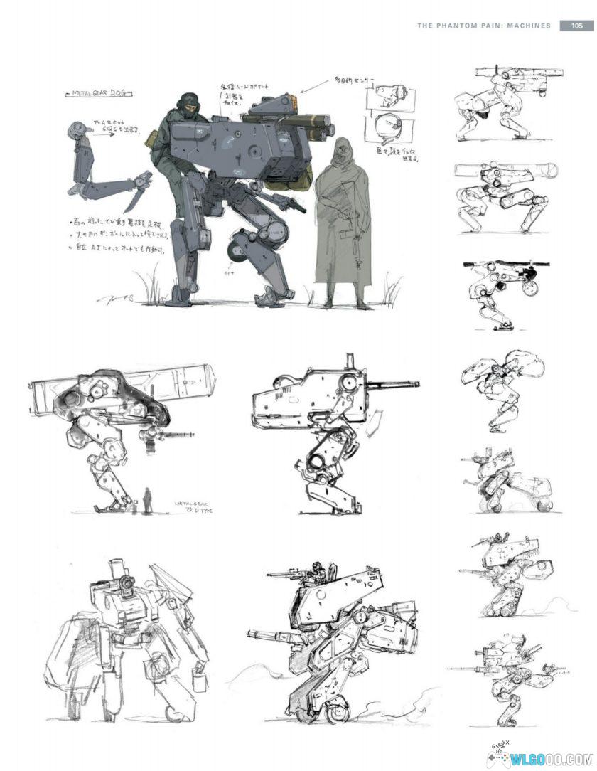 《合金装备5》美术设定画集，228页PDF｜幻痛+原爆点-图片20