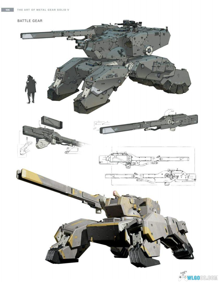《合金装备5》美术设定画集，228页PDF｜幻痛+原爆点-图片19