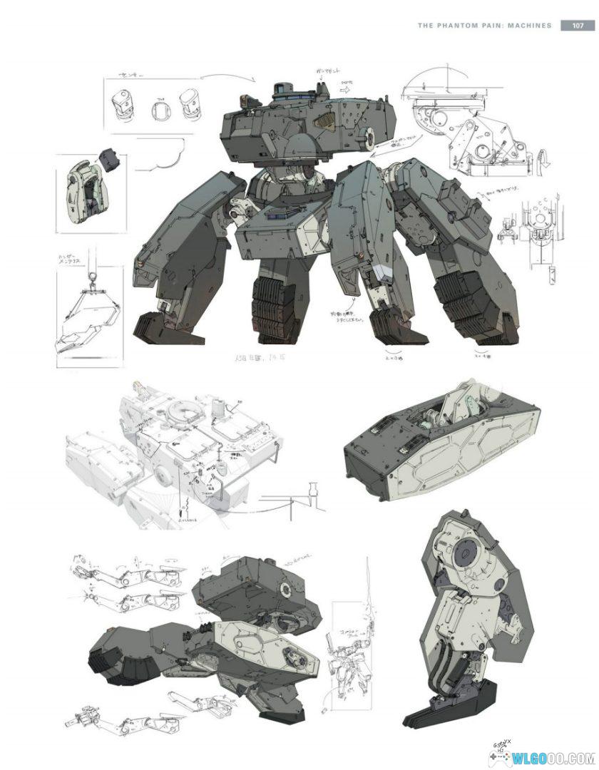 《合金装备5》美术设定画集，228页PDF｜幻痛+原爆点-图片24