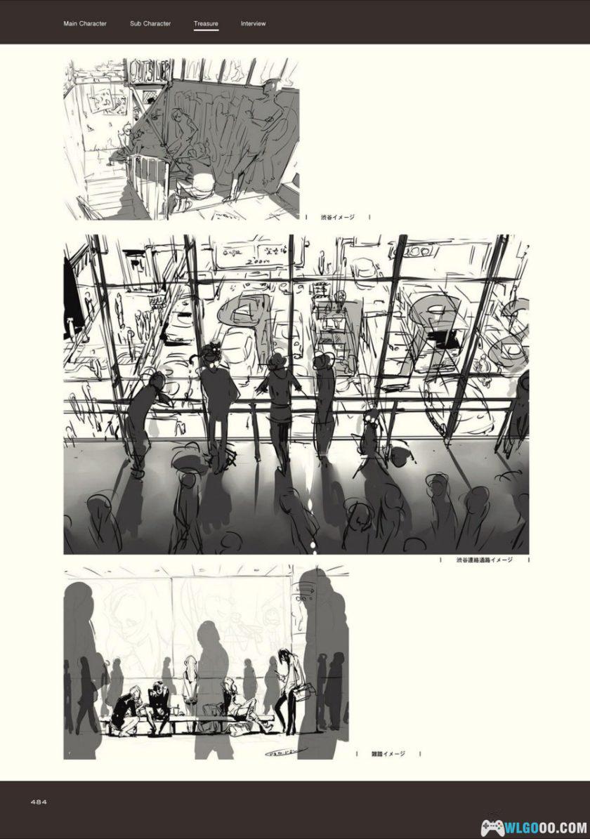 《女神异闻录 5》公式设定画集544页 PDF+JPG格式-图片33