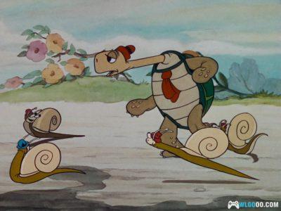 动画 乌龟和兔子(1935)[中文字幕]｜1080P修复 龟兔赛跑-图片10