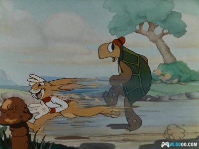 动画 乌龟和兔子(1935)[中文字幕]｜1080P修复 龟兔赛跑-图片12