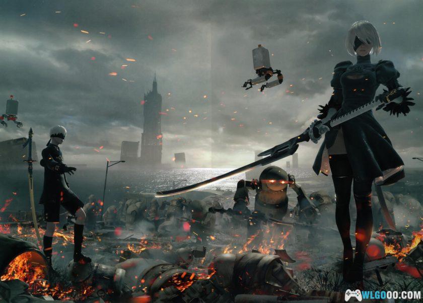 尼尔：机械纪元《废墟都市调查报告书》｜官方美术设定集-图片2