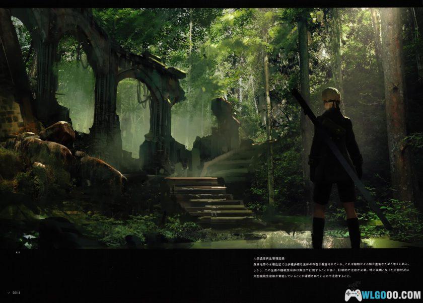 尼尔：机械纪元《废墟都市调查报告书》｜官方美术设定集-图片10