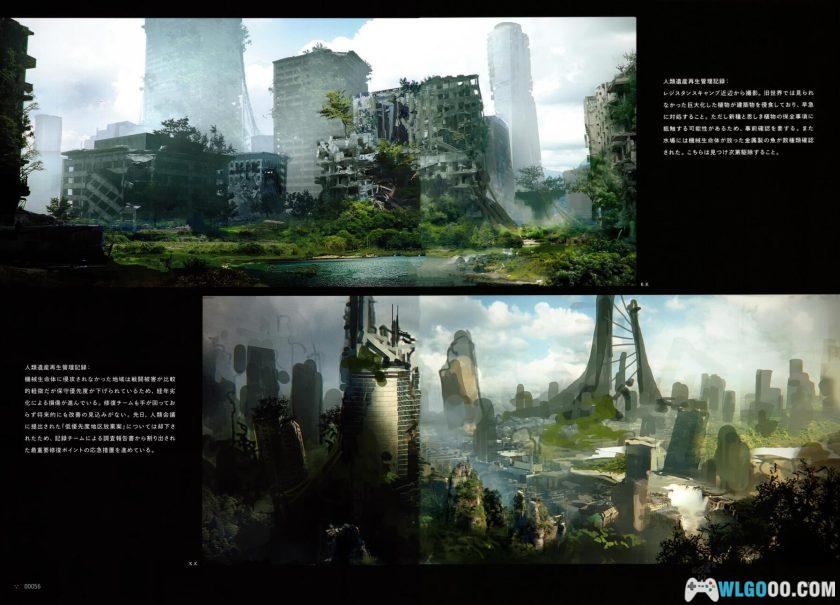 尼尔：机械纪元《废墟都市调查报告书》｜官方美术设定集-图片8