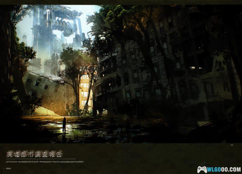 尼尔：机械纪元《废墟都市调查报告书》｜官方美术设定集-图片7