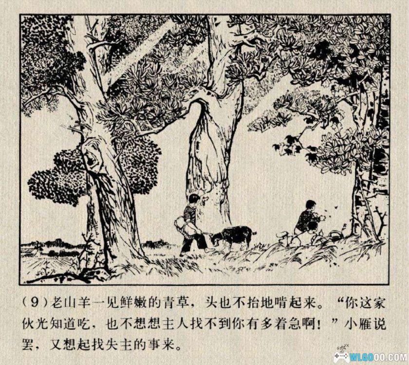 连环画 这是谁家的山羊[1卷][1973年]－梁山县文化馆版-图片10