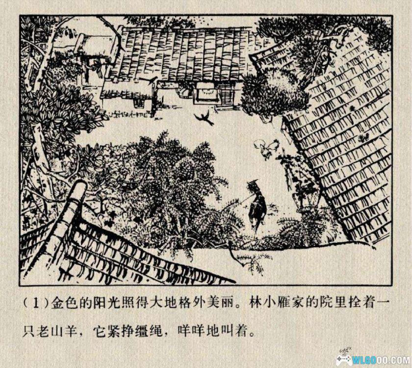 连环画 这是谁家的山羊[1卷][1973年]－梁山县文化馆版-图片2