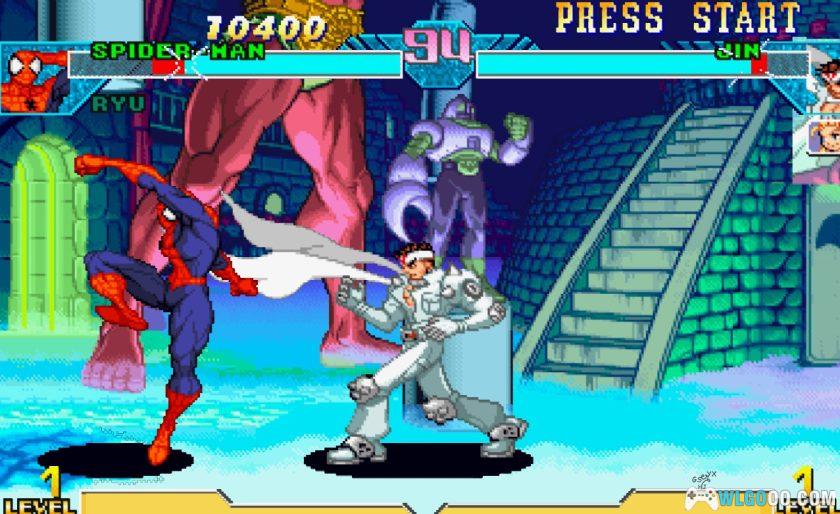 PS1超级漫画英雄VS卡普空 EX版[Hack][PSP+3DS]｜简化角色出招-图片12