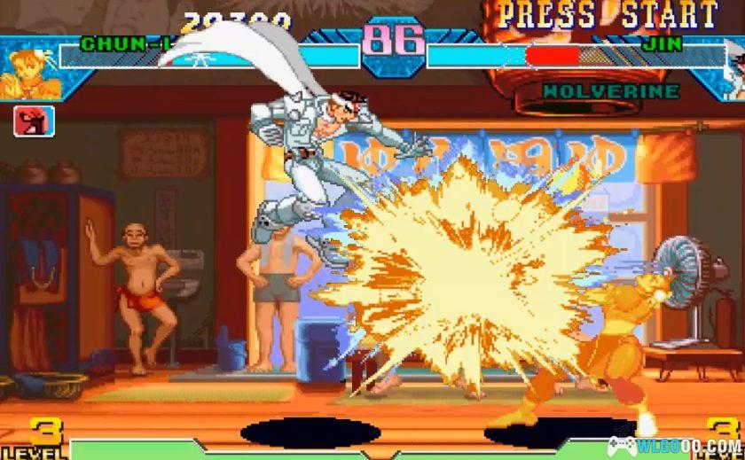 PS1超级漫画英雄VS卡普空 EX版[Hack][PSP+3DS]｜简化角色出招-图片15