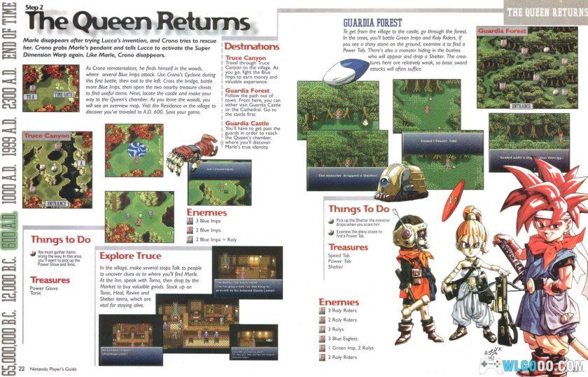 《时空之轮》策略指南|1995年美版SFC 任天堂官方出版-图片12