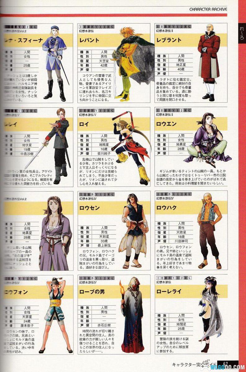 《幻想水浒传 完全指南》官方资料设定画册-图片21