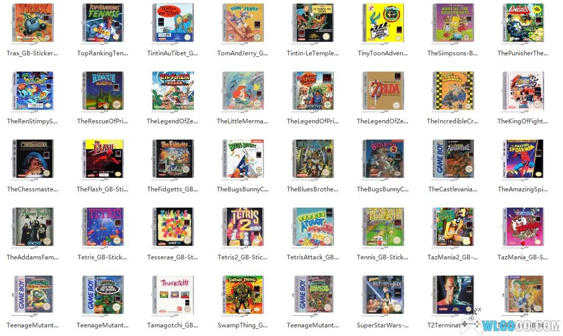 任天堂GB掌机-游戏卡带贴纸 高清309张-图片5