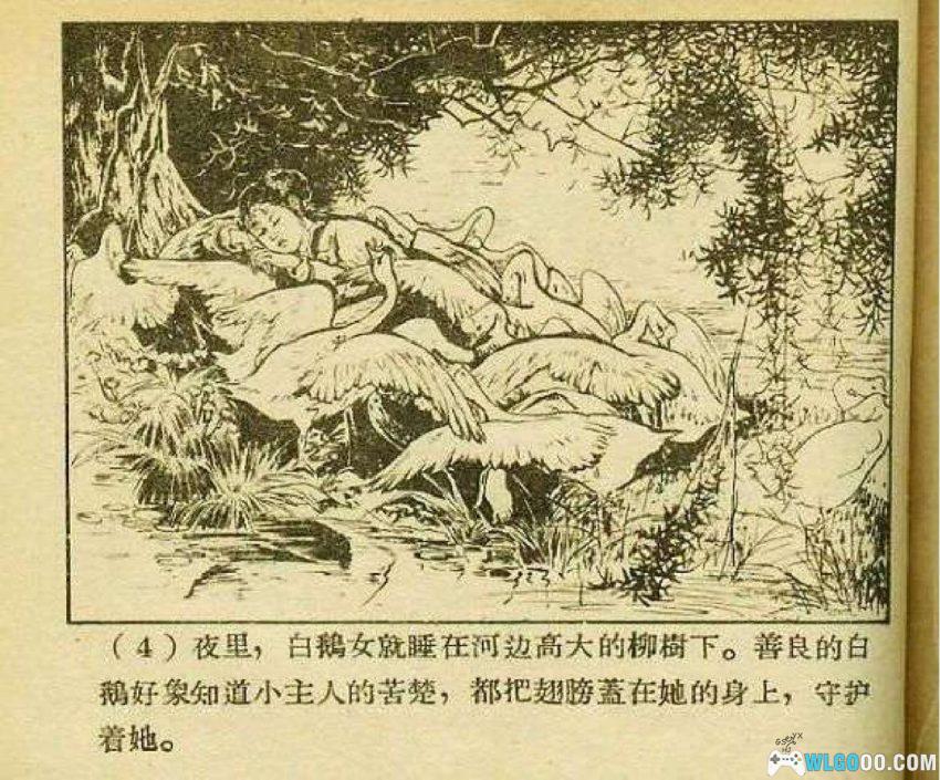 连环画 野葡萄[1957年]－童话《白鹅女》改编-图片5
