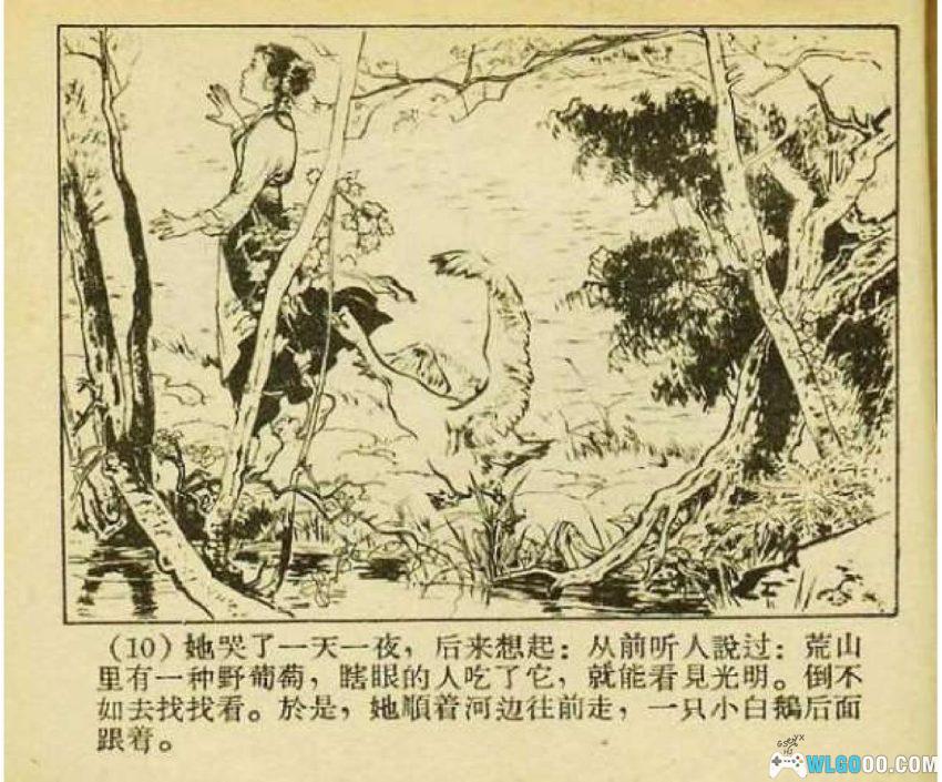 连环画 野葡萄[1957年]－童话《白鹅女》改编-图片11