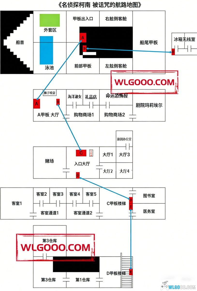 GBC名侦探柯南：被诅咒的航路[1.0汉化]｜中文攻略-2026.1.24发布-图片2