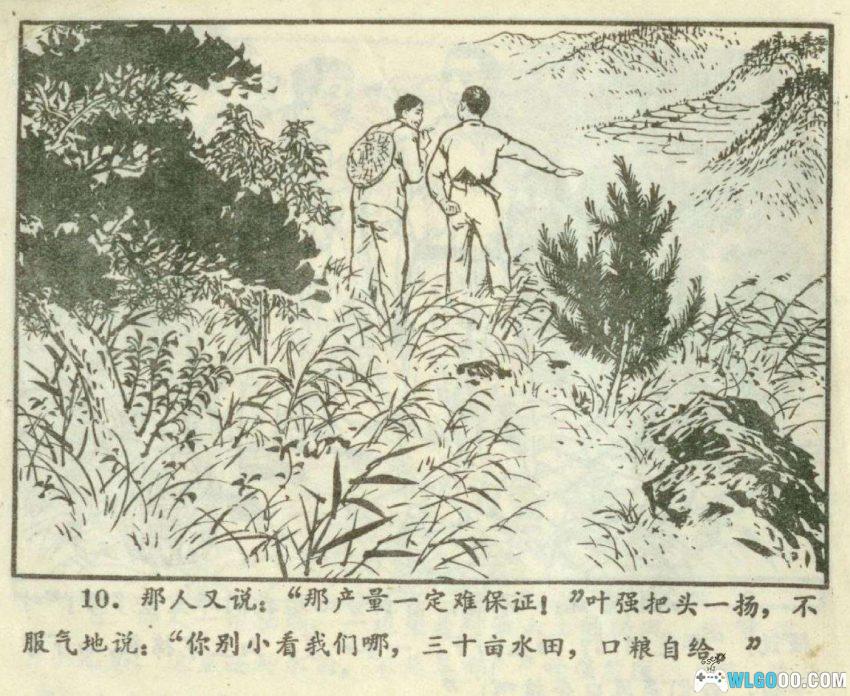 高山哨所[1973年] 连环画 - 岭村民兵旧事-图片11