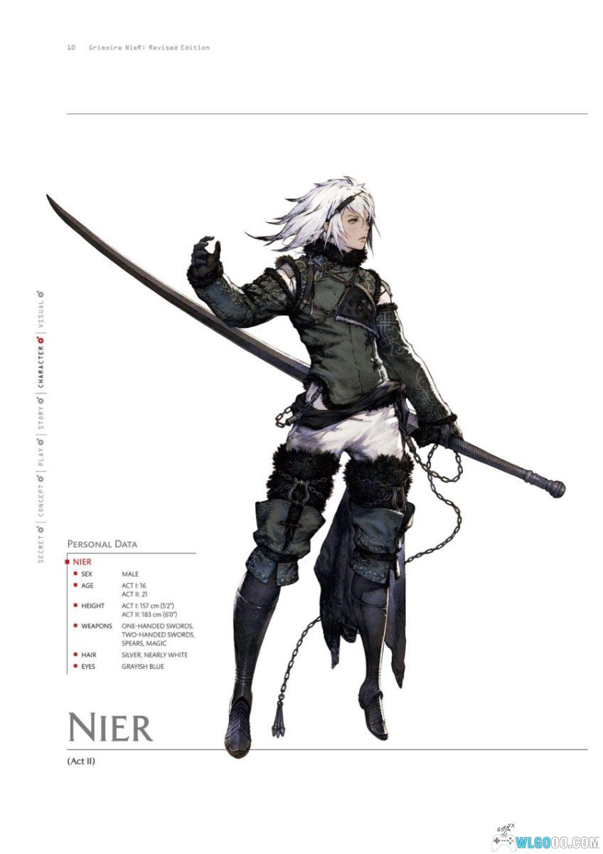 《尼尔魔法书:修订版》:攻略・设定・美术三合一 人工生命指南集-图片5
